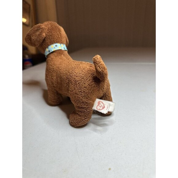 Ty Beanie Classic Dachshund “Frank” 2014 Wiener Plush Dog Used - Picture 8 of 8